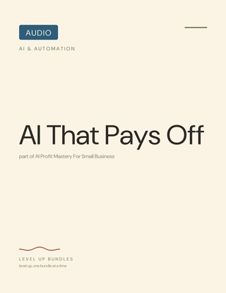 AI That Pays Off