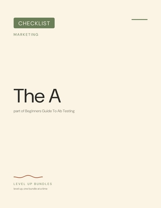 The A/B Test Quality Checklist