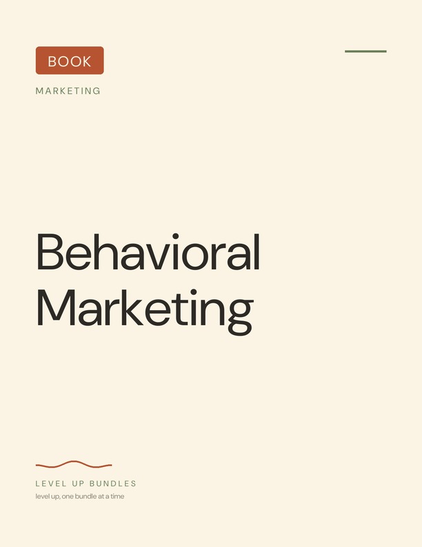 Behavioral Marketing - Ebook