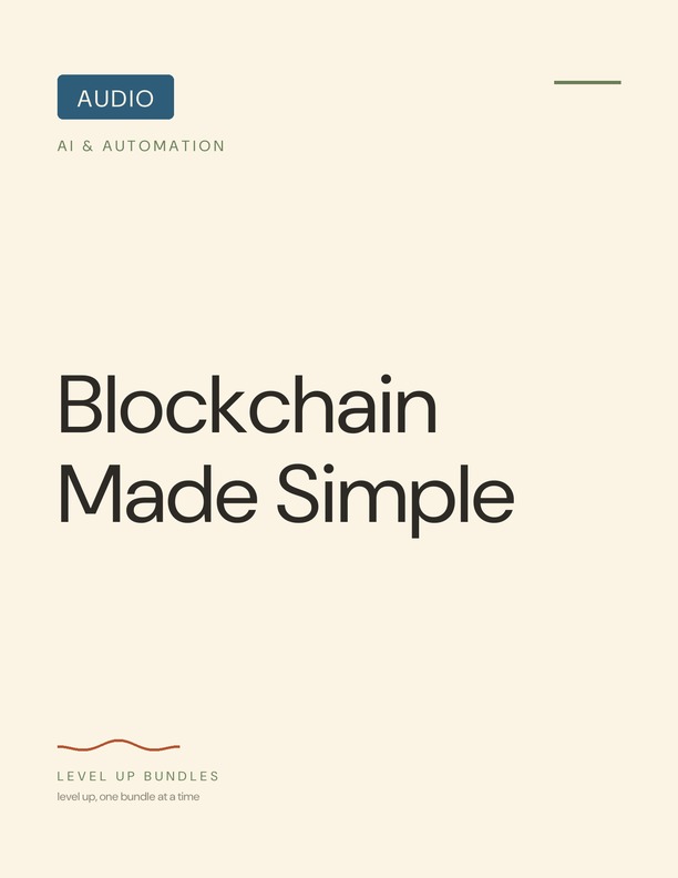 Blockchain Made Simple
