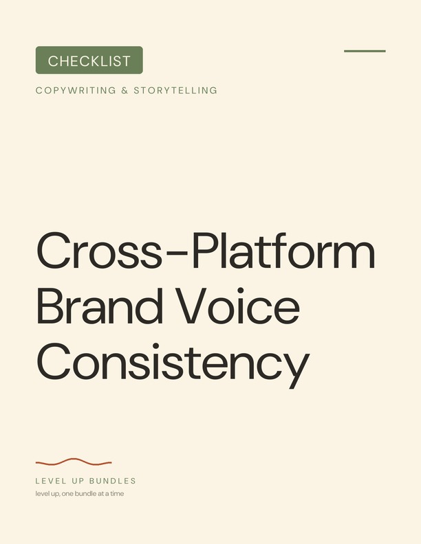 Cross-Platform Brand Voice Consistency