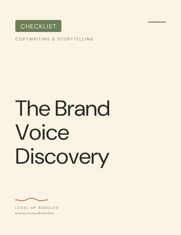 The Brand Voice Discovery