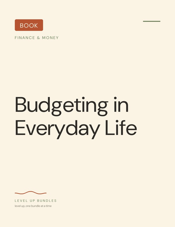Budgeting in Everyday Life