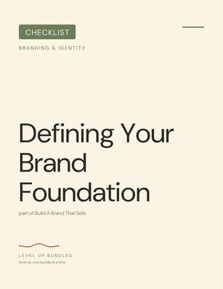 Defining Your Brand Foundation