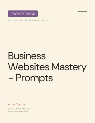 Business Websites Mastery - Prompts