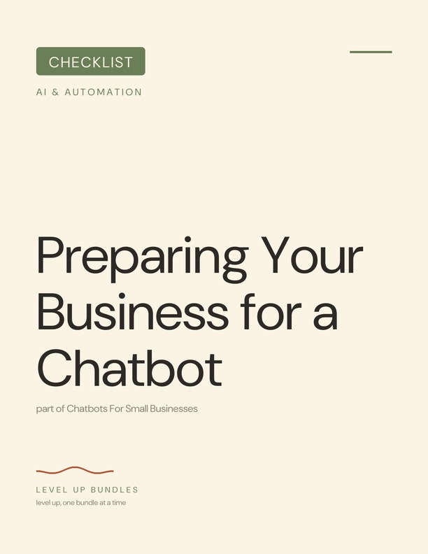 Preparing Your Business for a Chatbot