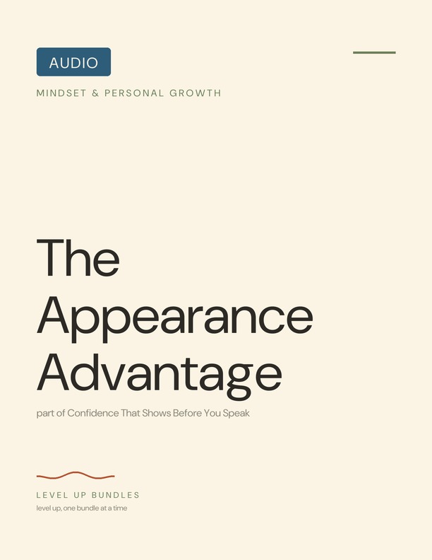 The Appearance Advantage