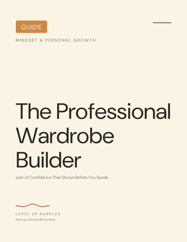 The Professional Wardrobe Builder
