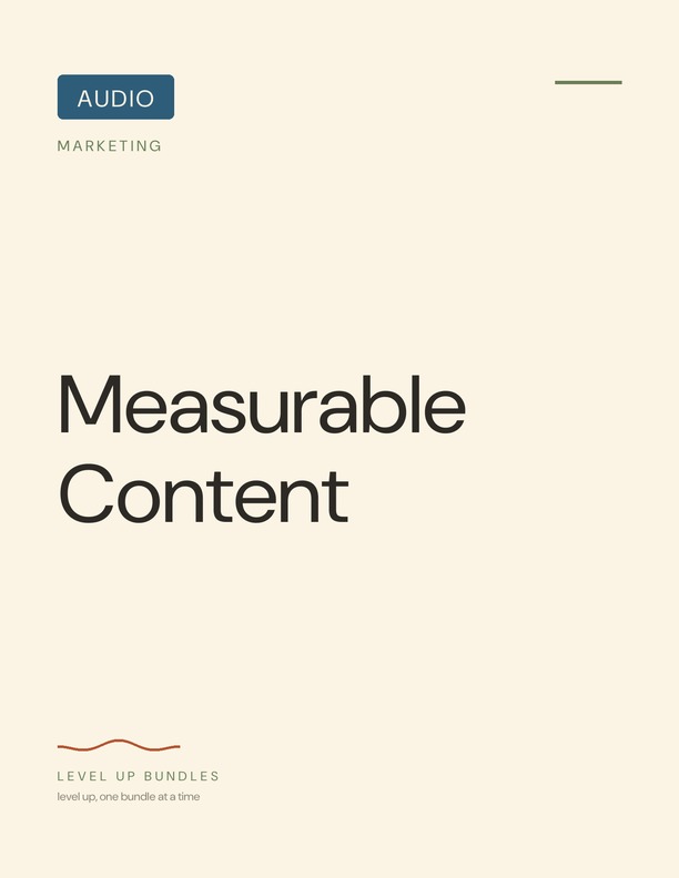 Measurable Content