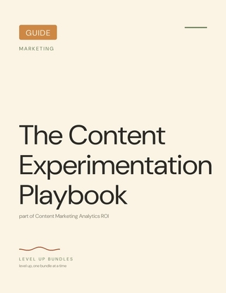 The Content Experimentation Playbook