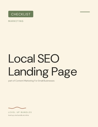 Local SEO Landing Page