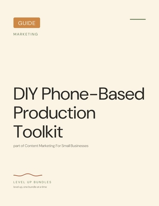 DIY Phone-Based Production Toolkit