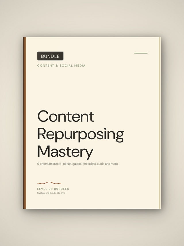 Content Repurposing Mastery