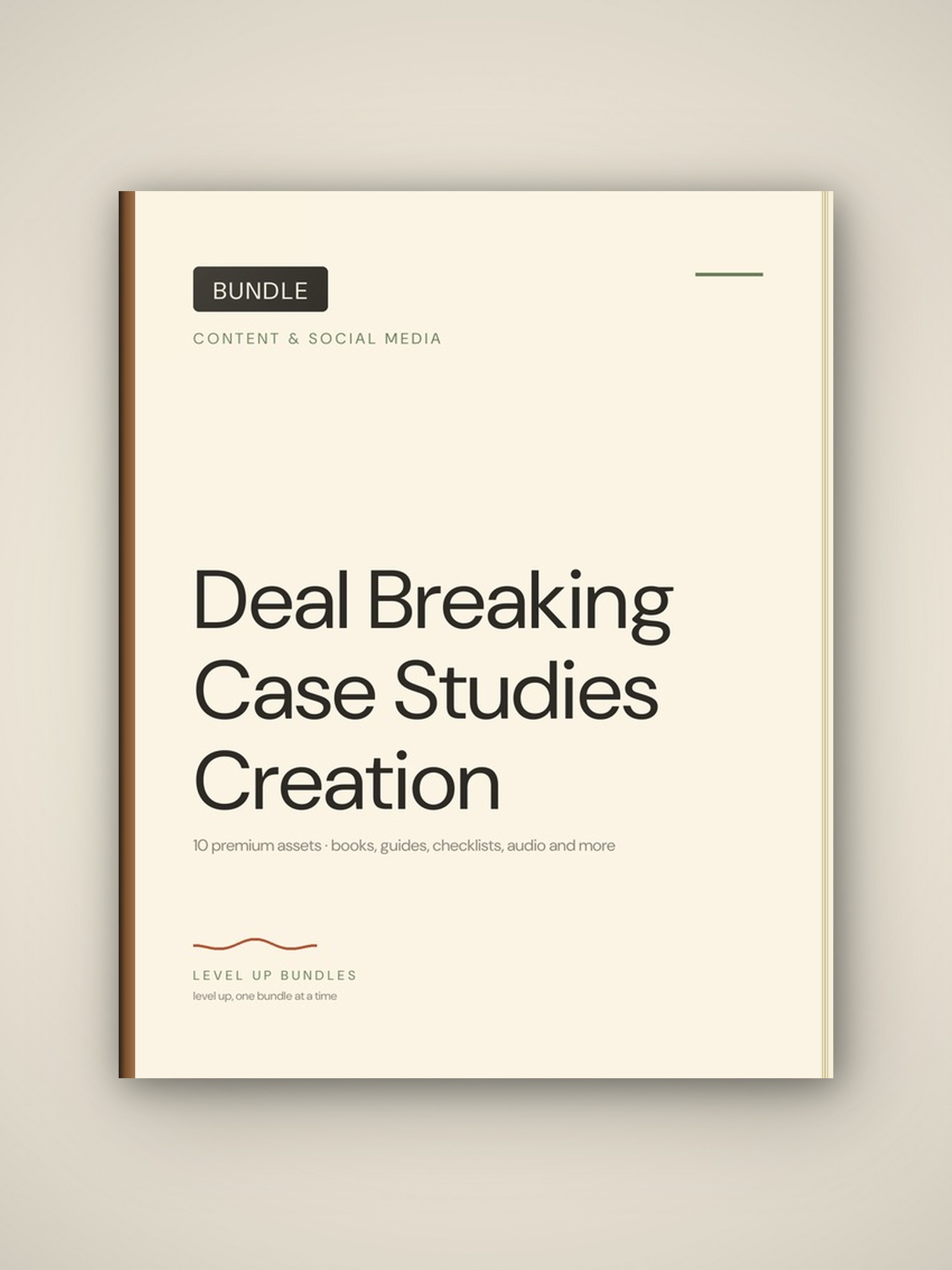 Deal Breaking Case Studies Creation
