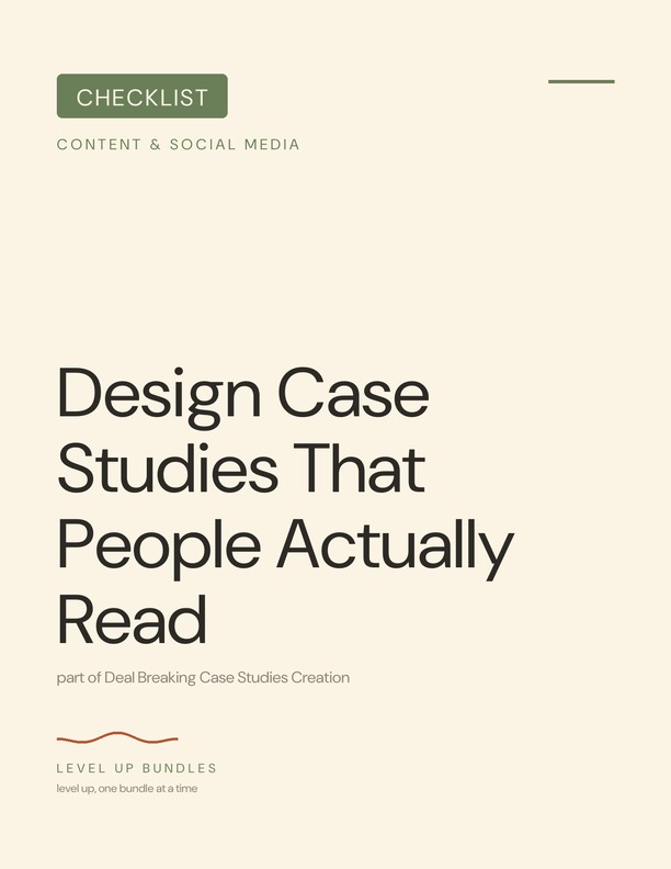 Design Case Studies That People Actually Read