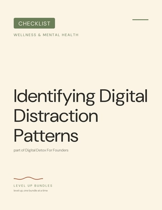 Identifying Digital Distraction Patterns