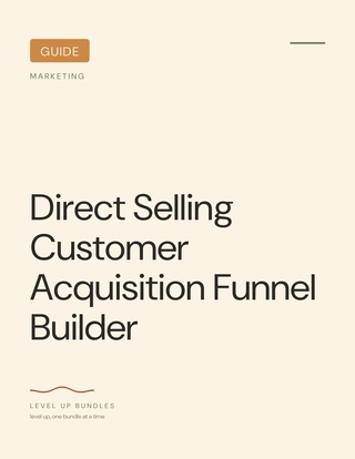 Direct Selling Customer Acquisition Funnel Builder