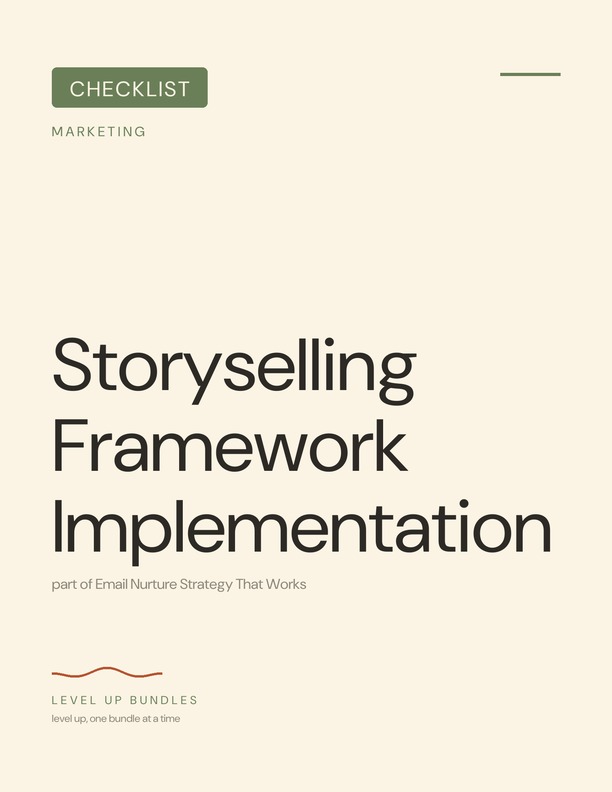 Storyselling Framework Implementation