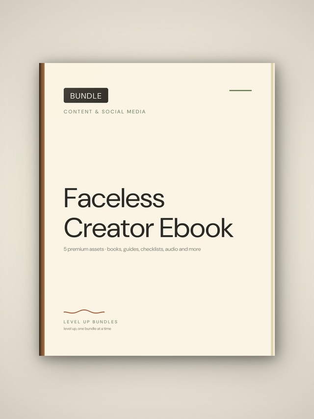 Faceless Creator Ebook