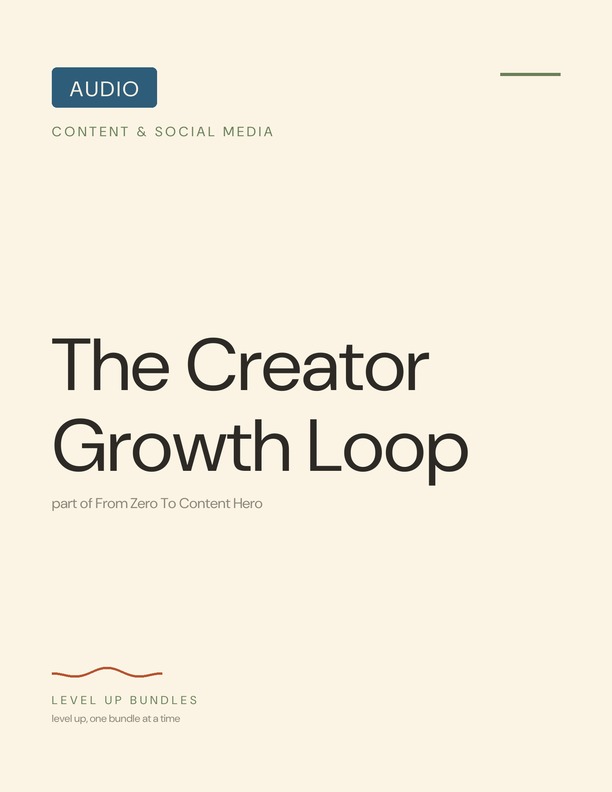 The Creator Growth Loop