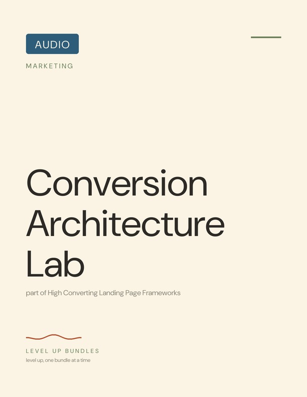 Conversion Architecture Lab