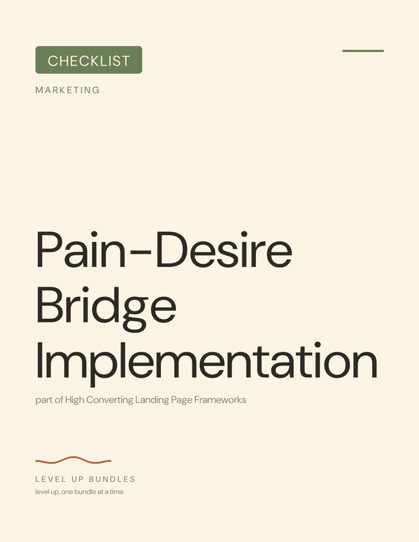 Pain-Desire Bridge Implementation