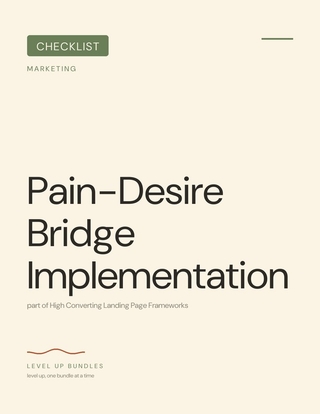 Pain-Desire Bridge Implementation