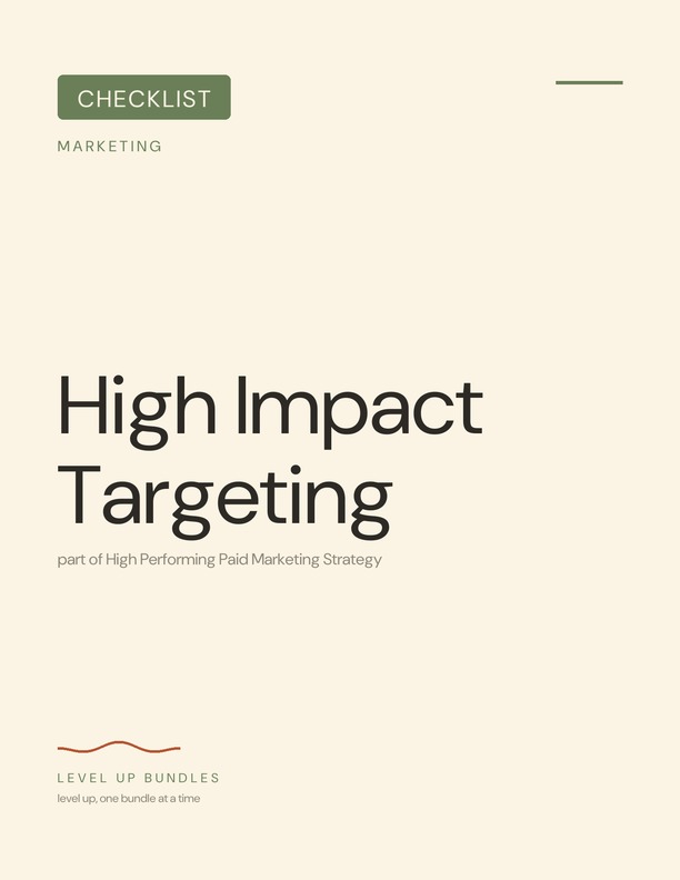 High Impact Targeting