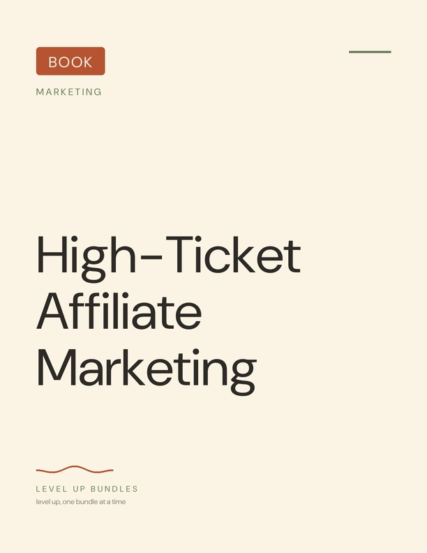 High-Ticket Affiliate Marketing - Ebook