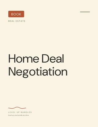 Home Deal Negotiation - Ebook