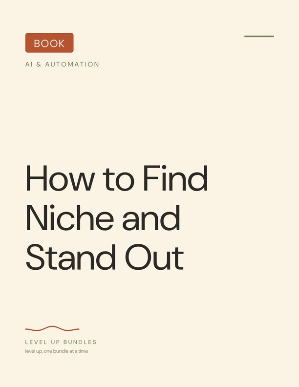 How to Find Niche and Stand Out