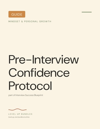 Pre-Interview Confidence Protocol