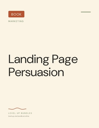 Landing Page Persuasion - Ebook