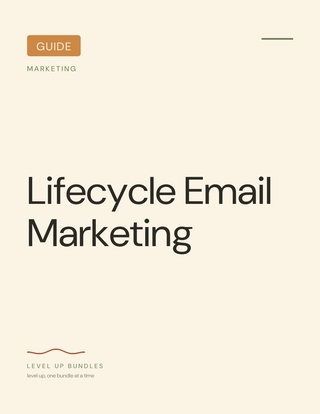 Lifecycle Email Marketing - Guide