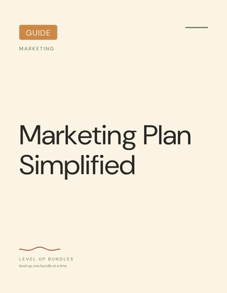 Marketing Plan Simplified - Guide