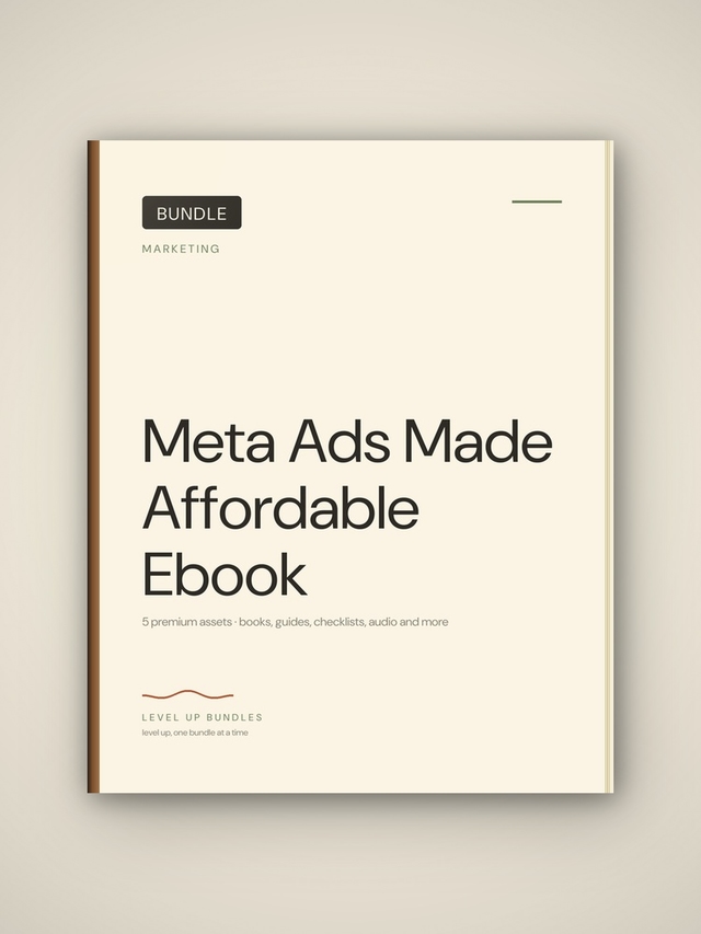 Meta Ads Made Affordable Ebook