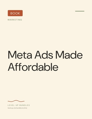 Meta Ads Made Affordable - Ebook