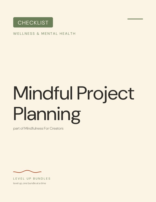 Mindful Project Planning