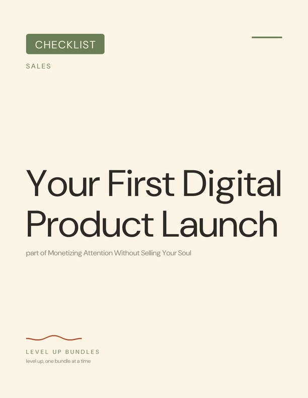 Your First Digital Product Launch