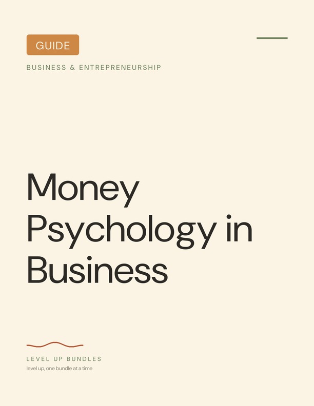 Money Psychology in Business - Guide