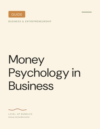 Money Psychology in Business - Guide