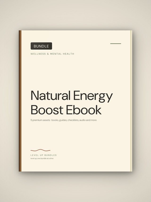 Natural Energy Boost Ebook