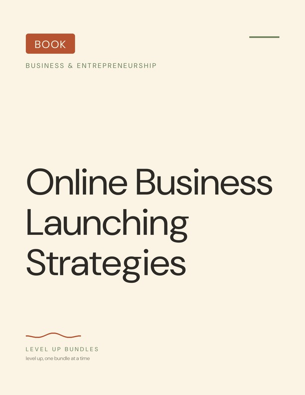 Online Business Launching Strategies - Ebook