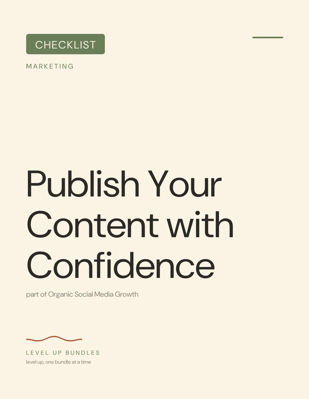 Publish Your Content with Confidence