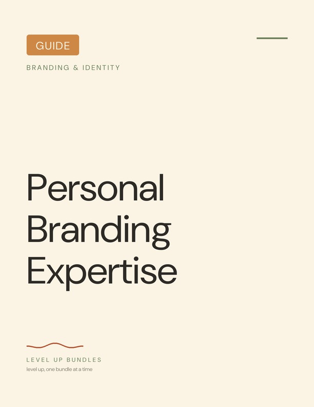 Personal Branding Expertise - Guide