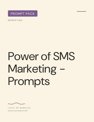 Power of SMS Marketing - Prompts