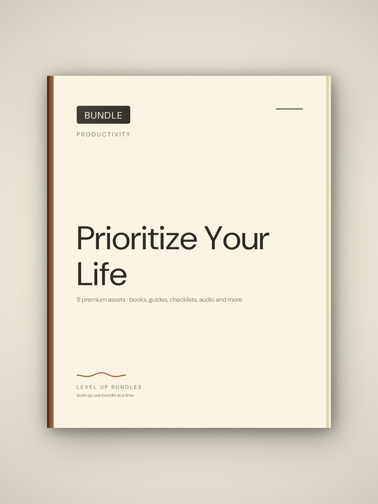 Prioritize Your Life