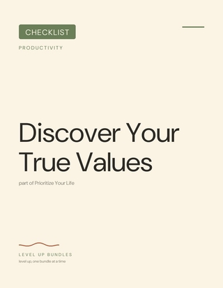 Discover Your True Values