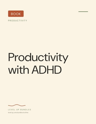 Productivity with ADHD - Ebook