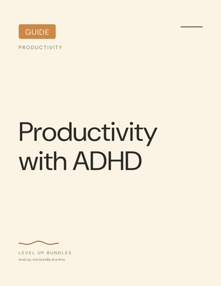 Productivity with ADHD - Guide
